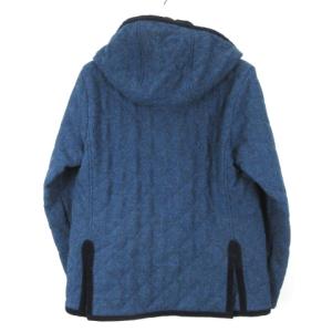 BEAUTY&YOUTH UNITED ARROWS ハリスツイード キルティング ジャケット ウール ブルー S 230511E