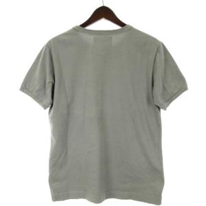 MHL. Tシャツ カットソー 半袖 ロゴ プリント グレー M 230511E