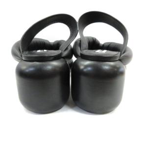 JIL SANDER 22年製 バブル プラットフォーム ヒール サンダル 38 ブラック