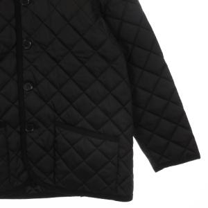 COLE HAAN キルティング コート 中綿 フード ブラック XL