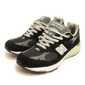 New Balance スニーカー ローカット スエード ロゴ アメリカ製 MR993BK ブラック 26.5cm