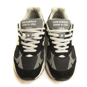 New Balance スニーカー ローカット スエード ロゴ アメリカ製 MR993BK ブラック 26.5cm