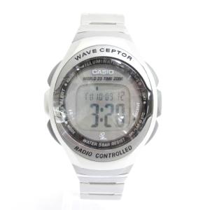 CASIO WAVE SEPTOR ウェーブセプター 腕時計 電波時計 デジタル クォーツ WV-50H シルバーカラー