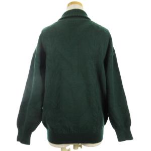 Christian Dior SPORTS ヴィンテージ ニット セーター 長袖 ボタンダウン ウール M グリーン