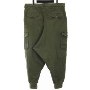 glamb サルエル カーゴパンツ ワーク ペインター コットン 4 カーキ ECS