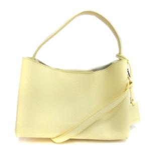 RAFFINATA × GIANNI NOTARO 2WAY ハンドバッグ ショルダー イエロー 230615E 鞄