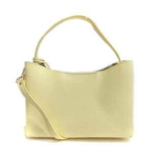 23区 RAFFINATA × GIANNI NOTARO 2WAY ハンドバッグ ショルダー イエロー 230615E 鞄