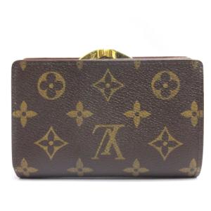 LOUIS VUITTON モノグラム ポルトフォイユ ヴィエノワ 二つ折り 財布 がま口 M61674 ブラウン