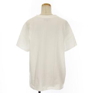 A.P.C. Tシャツ カットソー 半袖 ロゴ 刺繍 クルーネック コットン ホワイト M
