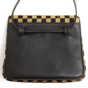 LOUIS VUITTON ダミエソバージュ ガゼル ショルダー バッグ ハラコ M92130 ブラウン