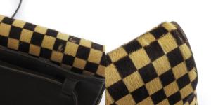 LOUIS VUITTON ダミエソバージュ ガゼル ショルダー バッグ ハラコ M92130 ブラウン