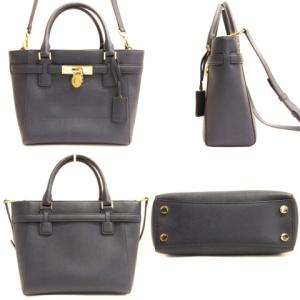 MICHAEL KORS トラベラー ミディアムジップ ハンドバッグ ショルダー 2WAY レザー ネイビー 35F7GHXT2L