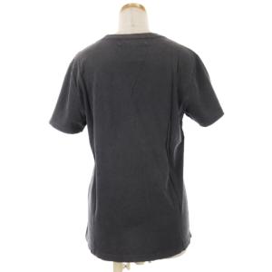 REMI RELIEF UncutBound 別注 スペシャル加工 Tシャツ カットソー 半袖 プリント クルーネック M グレー