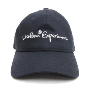 uniform experiment × ニューエラ NEW ERA  9TWENTY CAP キャップ 帽子 ロゴ ネイビー UE-192082