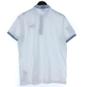 LACOSTE ポロシャツ 半袖 鹿の子 ワニワッペン コットン 4 ホワイト系