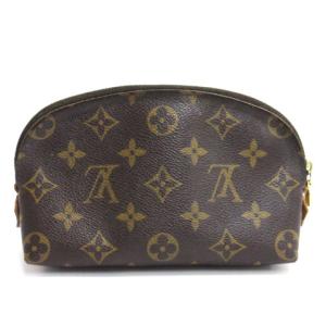 LOUIS VUITTON モノグラム ポシェット コスメティック 化粧ポーチ M47515 ブラウン