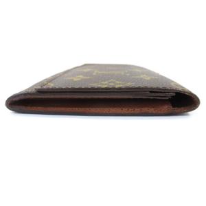LOUIS VUITTON モノグラム ポルトフォイユ 3カルトクレディ 札入れ 長財布 M61818 ブラウン ECR