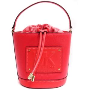 KIMBER ドローストリング バケット メッセンジャー ショルダーバッグ ハンド 2WAY ピンク 35T2G7KM8L