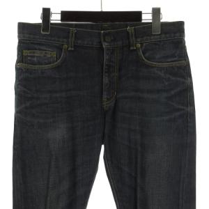 SAINT LAURENT PARIS 321821 12年 エディスリマン デニム パンツ スキニー USED加工 31 インディゴ