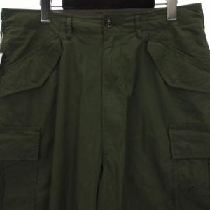 BEAMS タグ付き ビッグ 6ポケット カーゴパンツ コットン M カーキ 11-24-0427-803