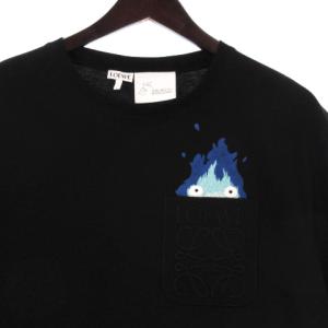LOEWE ×スタジオジブリ ハウルの動く城カプセルコレクション 23SS Tシャツ 半袖 ブラック