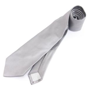 LUIGI BORRELLI ネクタイ レギュラータイ シルク イタリア製 グレー