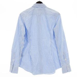 POLO RALPH LAUREN ストライプ シャツ 長袖 ストレッチ 6 ブルー 230721E GY11