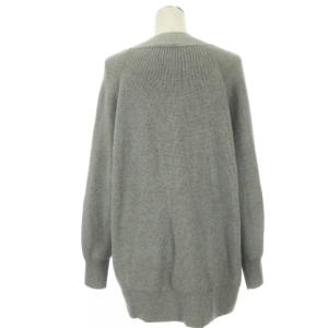 Spick&Span ニット カーディガン ウール混 F グレー