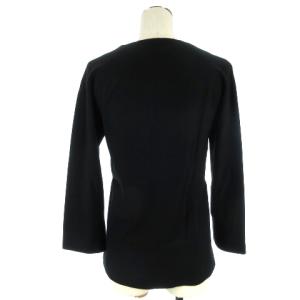 Plage ノーカラー ジャケット ウール ブラック 36