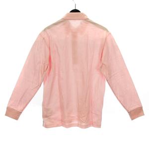 Paul Stuart SPORTS ポロシャツ 長袖 ロングスリーブ ボタンダウン コットン ピンク L GY11