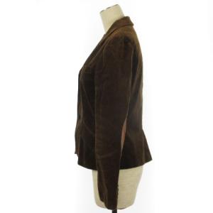 RALPH LAUREN コーデュロイ テーラード ジャケット エルボーパッチ ブラウン 11 GY06