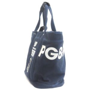 New Balance ×パーリーゲイツ トートバッグ セミショルダー キャンバス ネイビー