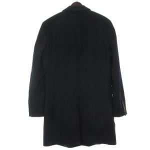 HUGO BOSS チェスターコート ウール カシミヤ混 ネイビー 48 GY06