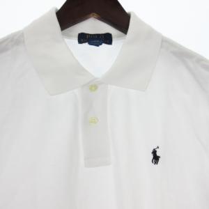 POLO RALPH LAUREN ポロシャツ 半袖 コットン L ホワイト