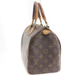 LOUIS VUITTON モノグラム スピーディ25 ハンドバッグ ミニボストン M41109 フランス製 ブラウン