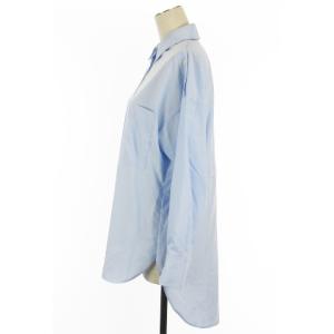 Diagram 23SS マルチWAY シャツ ブラウス 長袖 ライトブルー 36