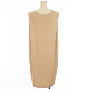 ANAYI ワンピース ひざ丈 ノースリーブ プルオーバー ピンクベージュ 38