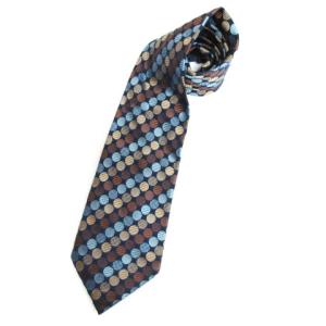 COLLECTION ネクタイ レギュラー ドット シルク ネイビー 230810E