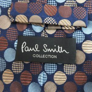 PAUL SMITH COLLECTION ネクタイ レギュラー ドット シルク ネイビー 230810E