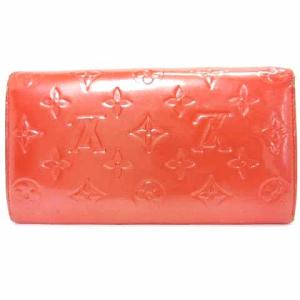 LOUIS VUITTON ヴェルニ ポルトフォイユ サラ モノグラム 長財布 パテントレザー M93634 オレンジ