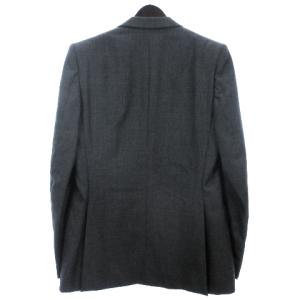 BOTTEGA VENETA セットアップ スーツ テーラード ジャケット シングル スラックス パンツ グレンチェック ウール イタリア製 グレー 48