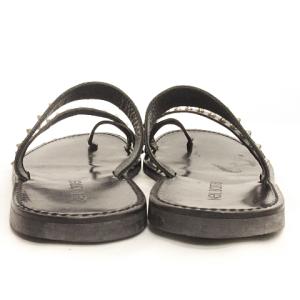 Neil Barrett サンダル スタッズ フラット レザー 41 ブラック