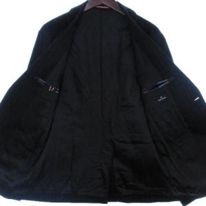 PAUL SMITH テーラードジャケット シングル ストライプ ブラック L  GY13