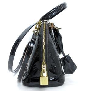 LOUIS VUITTON M90063 ヴェルニ アルマBB ノワールマニエティック ショルダーバッグ ブラック