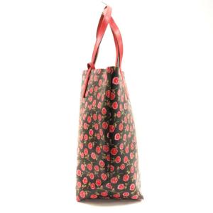 kate spade new york トートバッグ 花柄 ブラック レッド 230907E 鞄 GY13
