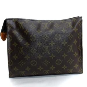 LOUIS VUITTON ポッシュトワレット26 セカンドバック クラッチ モノグラム M47542 ブラウン GY13
