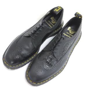 Dr.Martens Engineered Garments 別注 3989 ロングウイングチップ ブローグ シューズ クロコ型押し 英国製 24896001