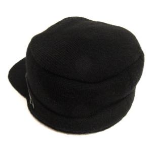 N.HOOLYWOOD ニット ワークキャップ 帽子 ブラック 230912E