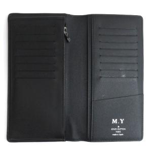 LOUIS VUITTON M61697 モノグラムエクリプス ポルトフォイユブラザ 長財布 グレー