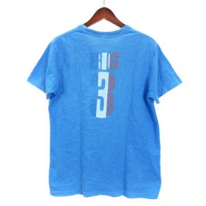 TMT Tシャツ 半袖 プリント ブルー L 230915E